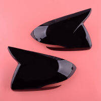 1คู่ Glossy Black พลาสติกกระจกมองหลังฝาครอบ Trim Fit สำหรับ Hyundai I30 PD PDE I30 N