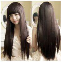 miss fashion แฟชั่นยอดนิยมวิกผมผมตรง Straight hair