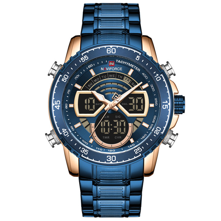 2021Luxury Brand NAVIFORCE Mens Watches Fashion Quartz Watch Men Waterproof Sports Wristwatch Chronograph Clock Relogio Masculino