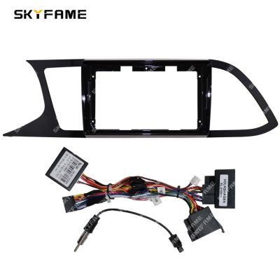 SKYFAME Car Frame Fascia Adapter Canbus Box Decoder Android Radio Dash Fitting Panel Kit For Seat Leon 3 Ateca