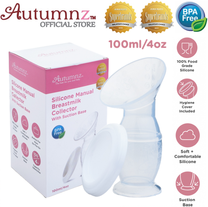 Autumnz Manual Breast Milk Collector, 100ml