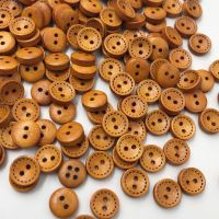 【YF】●  50/100pcs 10mm 2-holes Round Buttons sewing Scrapbooking  WB625