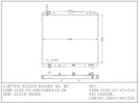 หม้อน้ำรถยนต์  รถยนต์ นิสสัน ปิคอัพ นาวาร่า D40  Radiator Nissan Navara D40 YD25 MT ปี 2007-2014