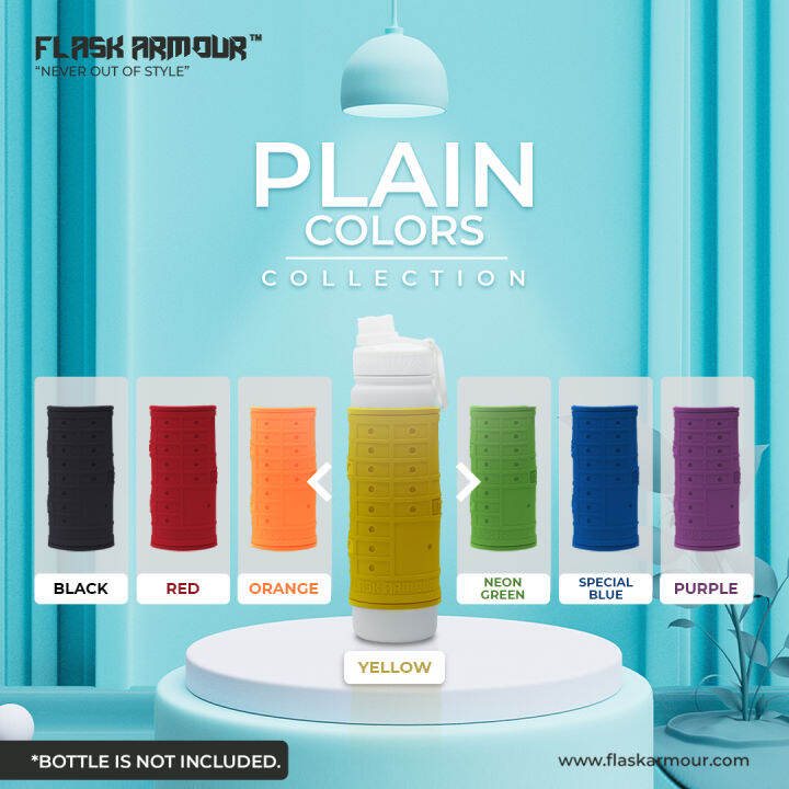 Flask Armour Jacket in Plain Collection for Aquaflask, Hydro Flask