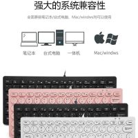 แป้นพิมพ์บลูทู ธ Computer keyboard mute desktop notebook external USB cable home office portable punk keyboard typing