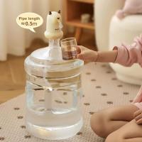 Bucket Water Pump Cartoon Electric Water Bottle Pump Adorable Animal-shaped Usb Water Bottle Dispensers for Drinking for Home