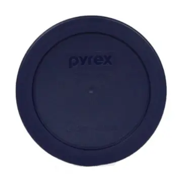 Pyrex (4) 7200 2 Cup Glass Bowls & (4) 7200-PC Muddy Aqua Lids