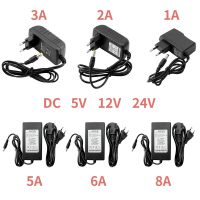 DC 5V 12 V 24V Switching Power Supply 2A 3A 5A 6A Source 220V To 5V 12 V 24V Adapter Power 220V To 12 Volt Universal Charger