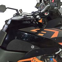 แผ่นกันลื่นสำหรับ KTM 1290 Super Duke GT 2016-2022แผ่นถังน้ำมันกันลื่นที่ยึดเข่าก๊าซสติกเกอร์ฉุด