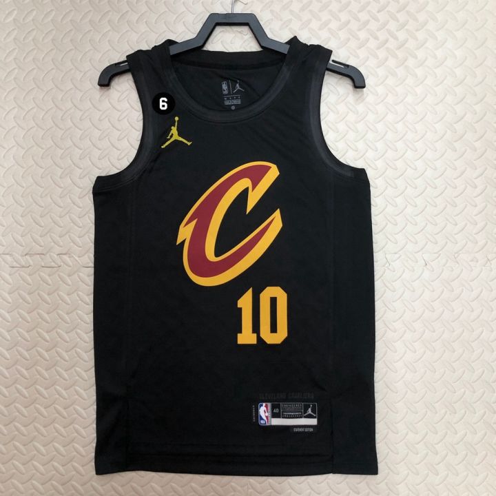 เสื้อกีฬาบาสเก็ตบอล-cleveland-cavaliers-darius-garland-สีดํา-สําหรับผู้ชาย-2022-23