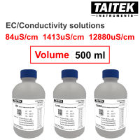 น้ำยามาตรฐาน Conductivity(EC) Solution ค่า 84 1413 12880 µS/cm สำหรับปรับเทียบ คาลิเบรทเครื่องวัด EC (500 mL)