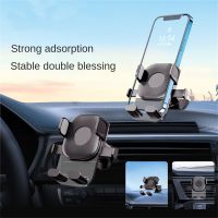 Flasher Store Ready Stock Hook-type Air-conditioning Outlet Mobile Phone Holder 360-degree Rotating Mechanical Arm Car Mobile Phone Holder Jul.