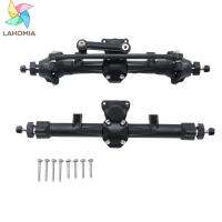 Lahomia RC รถเพลาหน้าเพลาหลังสำหรับ SCX24 1/24รุ่น Buggy DIY Accs