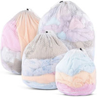 【2023】Large Washing Net Bags Durable Fine Mesh Laundry Bag with Lockable Drawstring for Delicates Garments Lingerie Socks s ！ 1