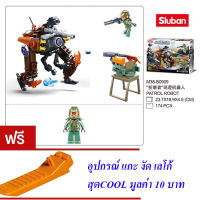 ND THAILAND ของเล่นเด็ก ตัวต่อเลโก้ เลโก้ อวกาศ หุ่นยนต์อวกาศ Sluban ATOMIC STORM 174 PCS M38-B0909