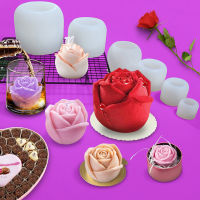 DATIVECASE Decoration DIY Whiskey Handmade 3D Rose Silicone Mold Ice Maker Resin Clay Ice Cube Tray