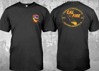 New California Fire Department Cal Fire Fighter Logo Custom MenS T-Shirt Men Designer Clothes O-Neck Style Hip-Hop Tees Shirts 【Size S-4XL-5XL-6XL】