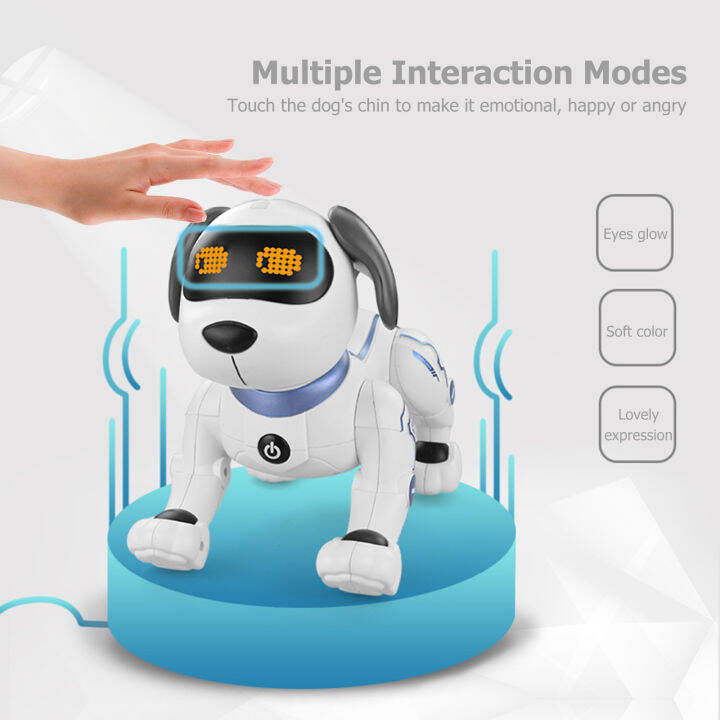 รีโมทคอนโทรลสุนัข-handstand-push-up-smart-dancing-rc-stunt-robotic-puppy-pet