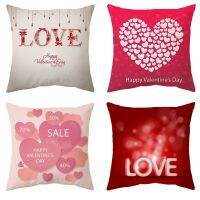 【hot】♟◐✽ 1PC Valentines Day Pillowcase Pillow-Case Print Throw Covers Kissenbezu