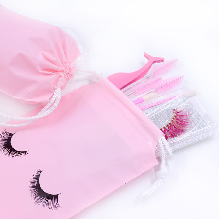 20ชิ้นล็อตขายส่ง-eyelash-aftercare-กระเป๋ากันน้ำ-eva-กระเป๋าแต่งหน้า-toilet-travel-พลาสติกเก็บกระเป๋าแต่งหน้า-cosmetic-package