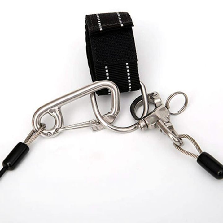 freediving-lanyard-leash-with-scuba-diver-wristband-strap-freediving-safety-rope-for-freediving-scuba-dive