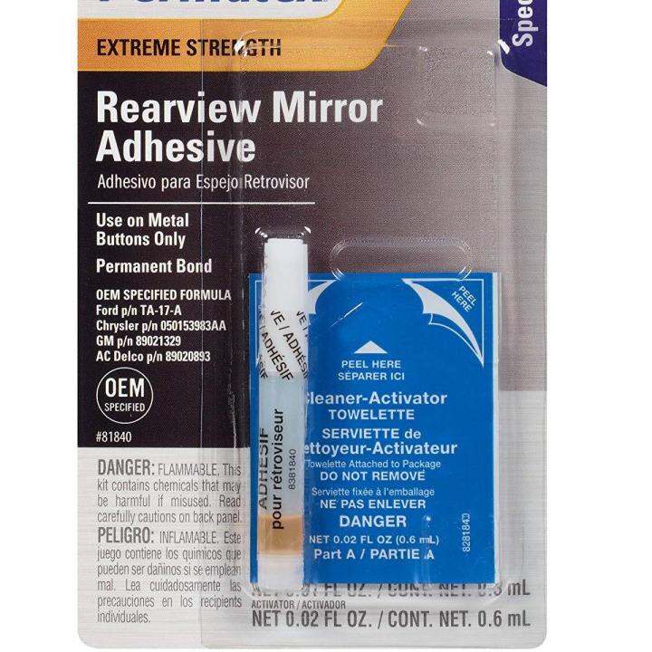 Permatex 81840 Extreme Rearview Mirror Professional Strength Adhesive