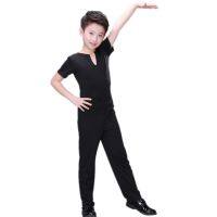 News Boy Kids Latin Dance Dress Top Pants Suit Rumba Samba Ballroom Professional Children Dance Costume Clothes for Dancing