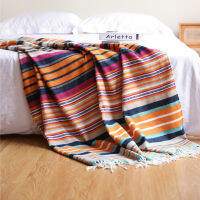 Hot Mexican Tablecloth Summer Rainbow Woven Blanket Picnic Blanket Tablecloth TV Blanket Bed Cover Blanket