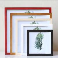 ☜❒ Solid Wood Photo Frame Decorative Picture Frame Modern Log Frame Family Gift Frame Certificate and Plexiglass License Plate