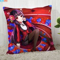 (All in stock, double-sided printing)    Kakegurui Pillow Case Customized Pillow Case Modern Home Decoration Pillow Case August 17, 2020 Living Room   (Free personalized design, please contact the seller if needed)