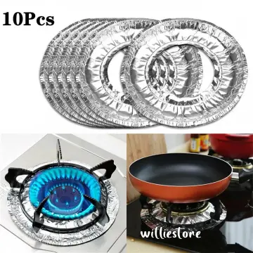 Tin Foil,Aluminum Foil Gas Burner Bib Oven Liners Cover,Oil-proof