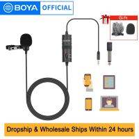 《Miss you electronic》 BOYA BY-M1 Condenser LavalierClip-On Microphone 3.5Mm TRRSMic For PCDSLRYouTube Recording StreamingMicrophone Accessories