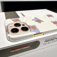 iphone case การ์ตูนหมี apple 14pro เคสโทรศัพท์มือถือ iPhone 13 ฟิล์ม 12 สูงสุดเคลือบ 11 ใหม่ xr หญิง 78 บวก