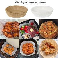 【CW】 25/50pc Fryer Paper Household Barbecue Plate Disposable Non-Stick Food Grade Oil-Proof Baking