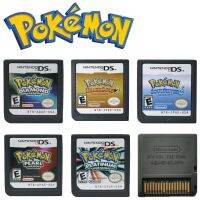 Pokemon DS Games Cartridge การ์ดวิดีโอเกมคอนโซล HeartGold SoulSilver Platinum Pearl Diamond สำหรับ NDS/3DS/2DS-Souyine