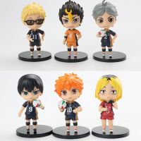 468ชิ้นอะนิเมะ H Aikyuu รูป Hinata Shoyo Kageyama Tobio Kenma Tooru Yuu Kei พีวีซีรูปแบบการกระทำกีฬาบอลของขวัญของเล่น