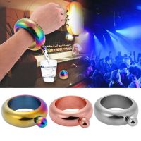 Free Flask Bracelet 3.5oz Stainless Steel Hip Flask Funnel Bangle Jug Whiskey Bottle Alcohol Hip Flask Bracelet Jewelry Gifts