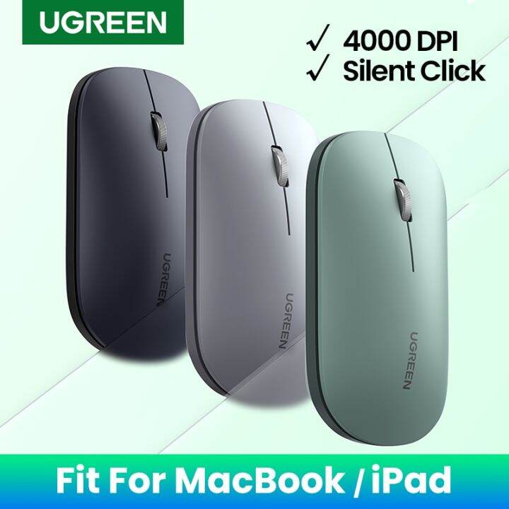 UGREEN Wireless Mouse 4000 DPI Silent Click Mice For MacBook Pro M1 M2 ...