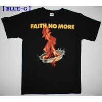 เสื้อยืดcalandfashion๑❈▽【BLUE-G】Faith No More The Real Thing89 Mike Patton Mr.Bungle Fantomas New Black T-Shirt 100% Co  B6VS