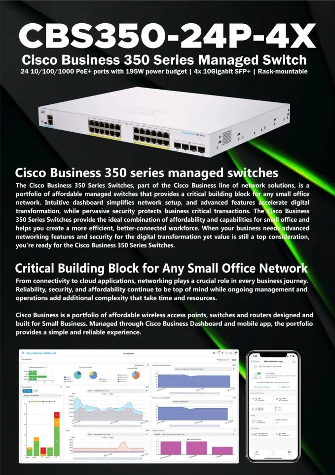 Affordable 10 Gigabit Ethernet for Small Businesses - Cisco