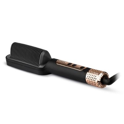 ✹☇❒ Hair Straightener Comb with 5 Temp Settings Anti Frizz Hot Brush to Smooth Hair