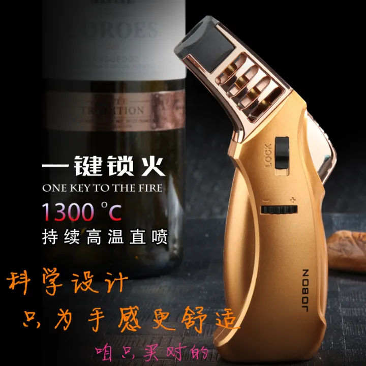 Windproof Inflatable Igniter Cigar Point Moxibustion Incense Oral