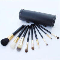 Hot selling 9 Pu barrel brush short black eye acne needle make-up high gloss face nd hair dyeing make-up brush