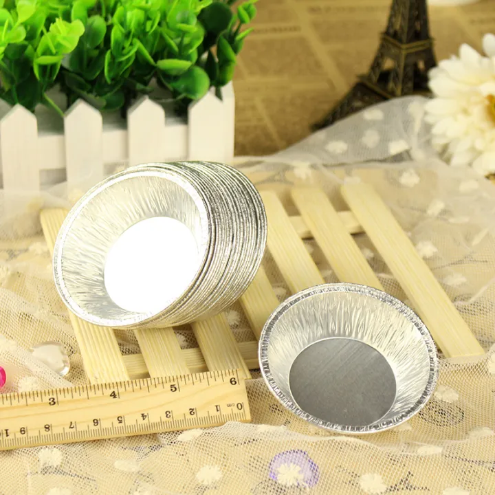 Baking mold disposable tin foil round egg tart mold conventional