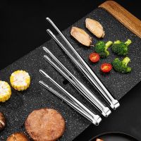 Stainless Steel Barbecue Clip Food Clip Tongs Meat Steak Bread Baking Accessories Camping Supplies Kitchen BBQ Tools Cooking Utensils