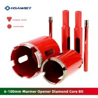 1PC 6-100mm Marble Opener Diamond Core Bit Hole Saw Drill Bit For Marble Granite Glass Tile Ceramic Concrete Drill Bit Drill Bits  Accessories