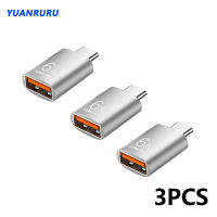 USB 3.0 Jenis-C อะแดปเตอร์ OTG Jenis C USB C ตัวผู้ Ke USB 6A Perempuan Mengecas Pemindahan Data untuk แล็ปท็อป PC อะแดปเตอร์ Samsung Xiaomi