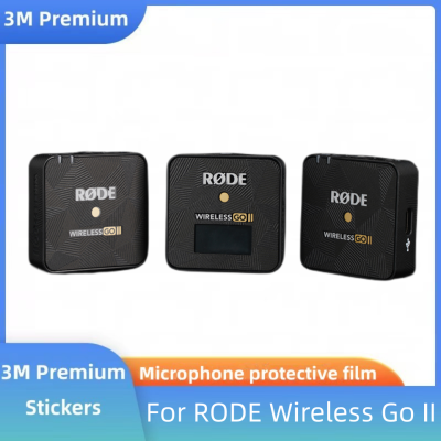 สำหรับ RODE ไร้สาย Go II รูปลอกผิวไวนิลห่อฟิล์มไมโครโฟนไมค์ร่างกายป้องกันสติ๊กเกอร์เสื้อ WirelessGoII WirelessGo 2 M2