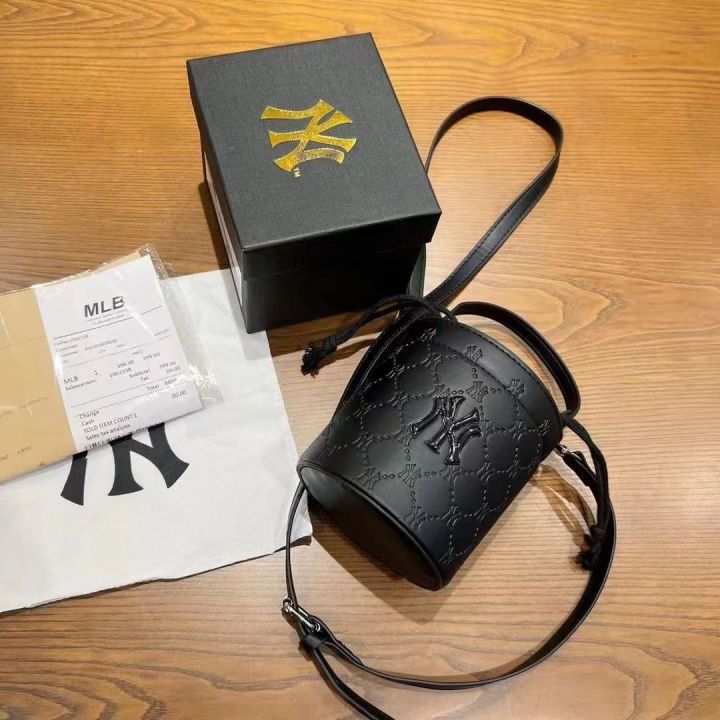 mlb-official-ny-korean-high-quality-perfume-bag-ml-new-bucket-bag-trendy-brand-ny-full-print-nano-shoulder-messenger-bag