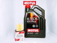 MOTUL H-TECH 100 Plus 0W-20 ECO CARS สังเคราะห์แท้ 100% 4ลิตร  ฟรี กรองน้ำมันเครื่อง TOYOTA นิวยาริส ปี13-15 เครื่อง 1.2 แท้ 1ลูก